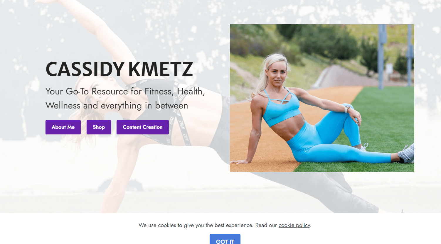 Cassidy Kmetz Website
