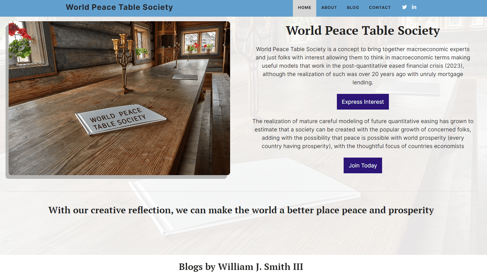 World Peace Table Society
